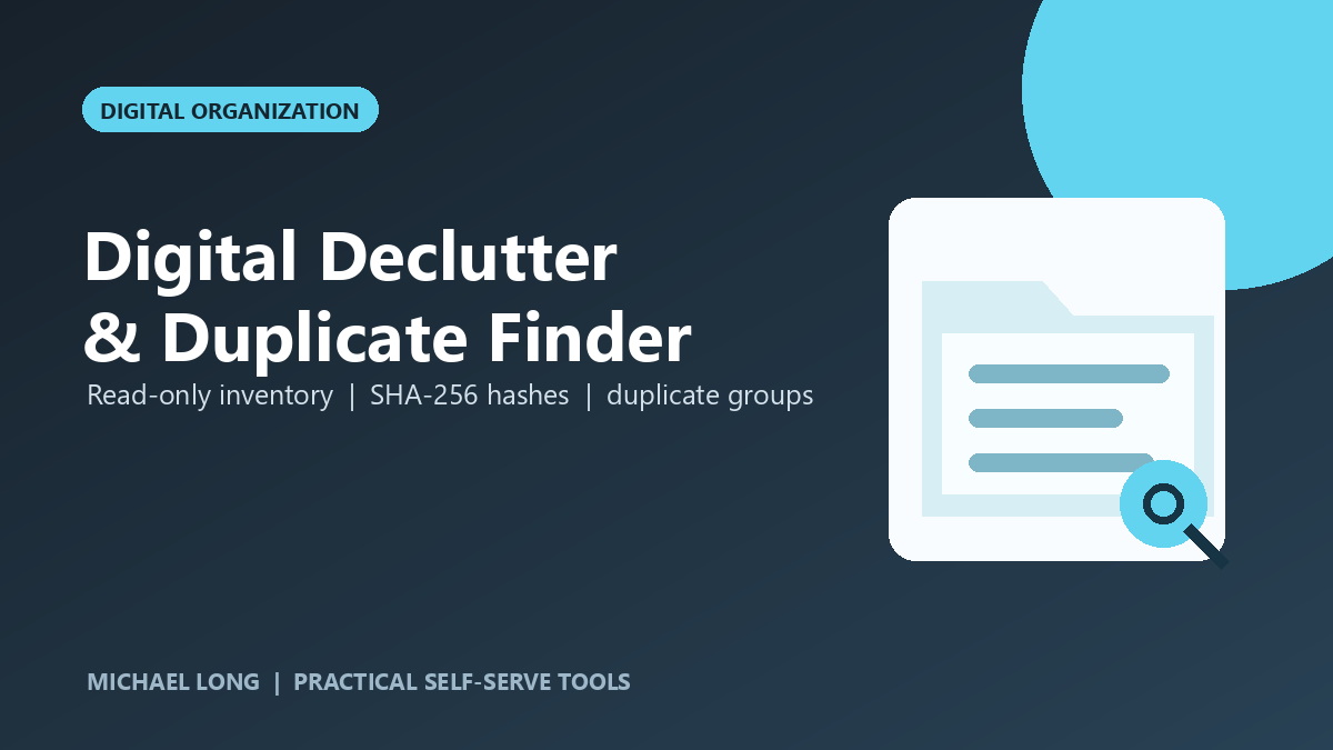 Digital Declutter and Duplicate Finder product card