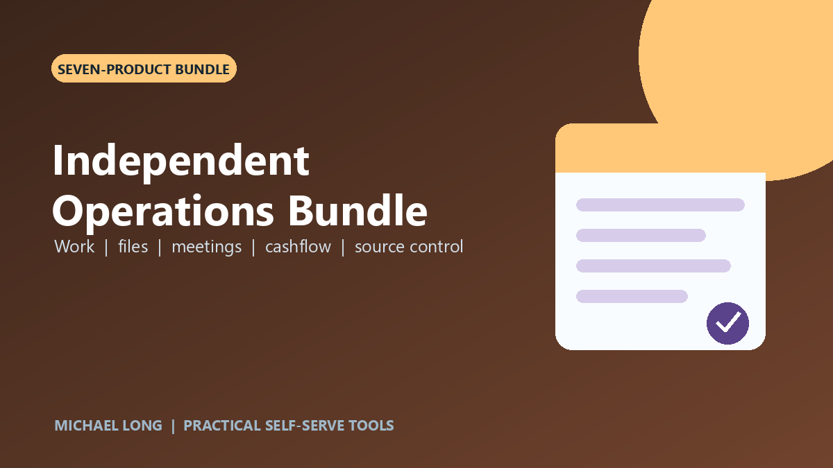 Independent Operations Bundle product card